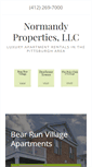 Mobile Screenshot of normandyproperties.com